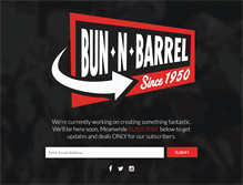 Tablet Screenshot of bunnbarrel.com